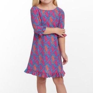 Lilly Pulitzer seahorse cotton dress
